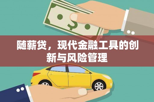 松潘随薪贷，现代金融工具的创新与风险管理