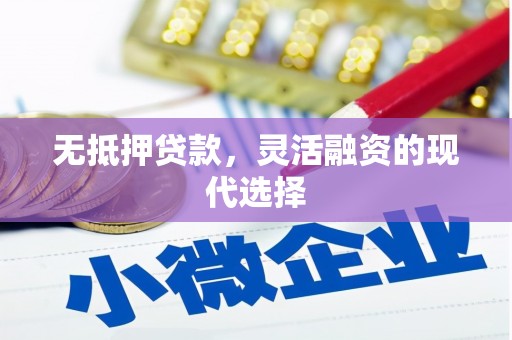 松潘无抵押贷款，灵活融资的现代选择