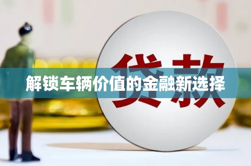 松潘解锁车辆价值的金融新选择